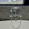 Upgrade dual outlets sliver chrome color family show faucet